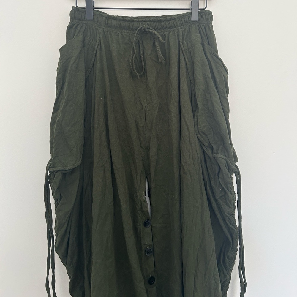 Harem Pants Palazzo Dhoti Pants Lounge Trousers
Size: Medium - Picture 5 of 11